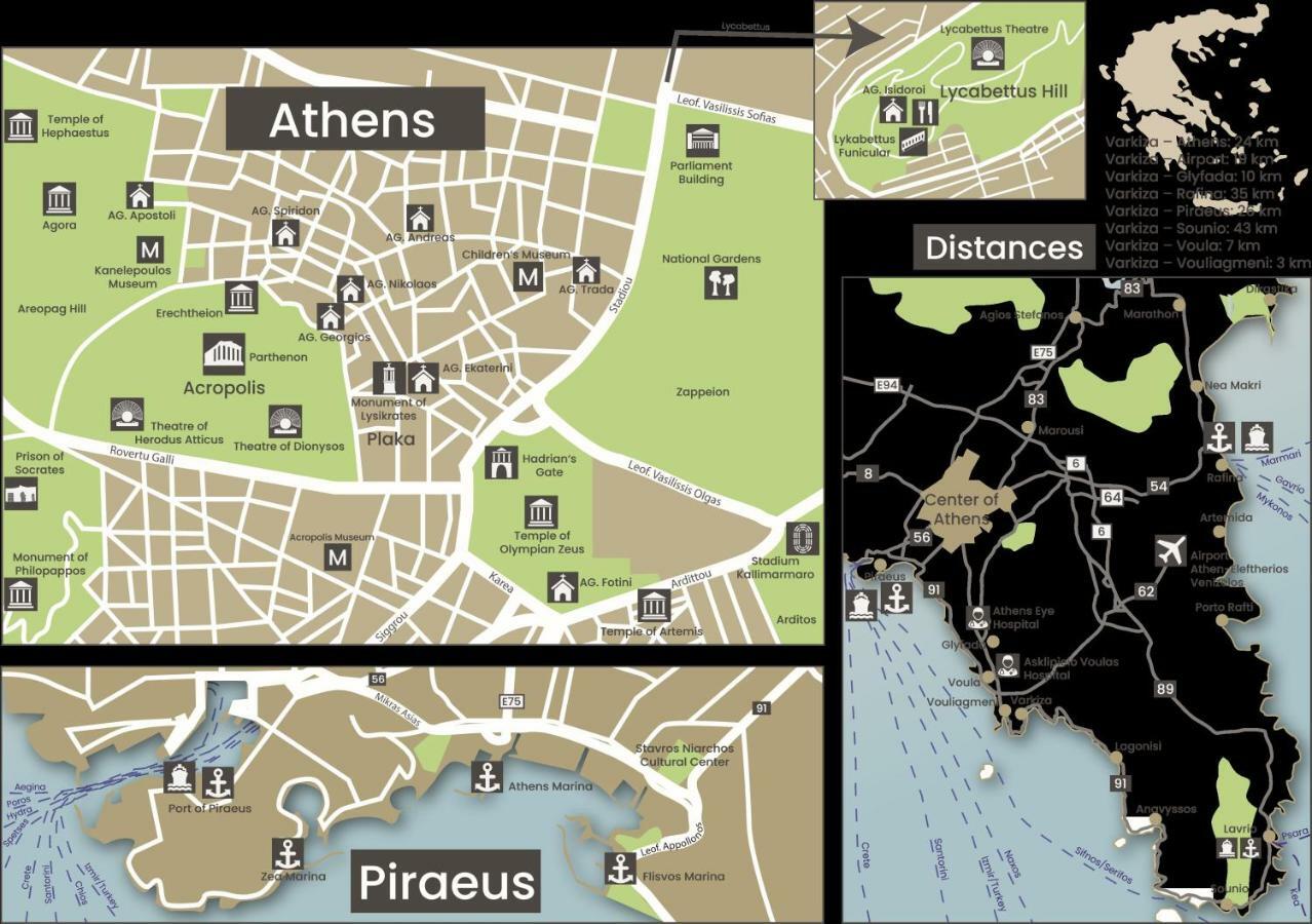 Starapartment Athens-Varkiza Top 1 Kültér fotó